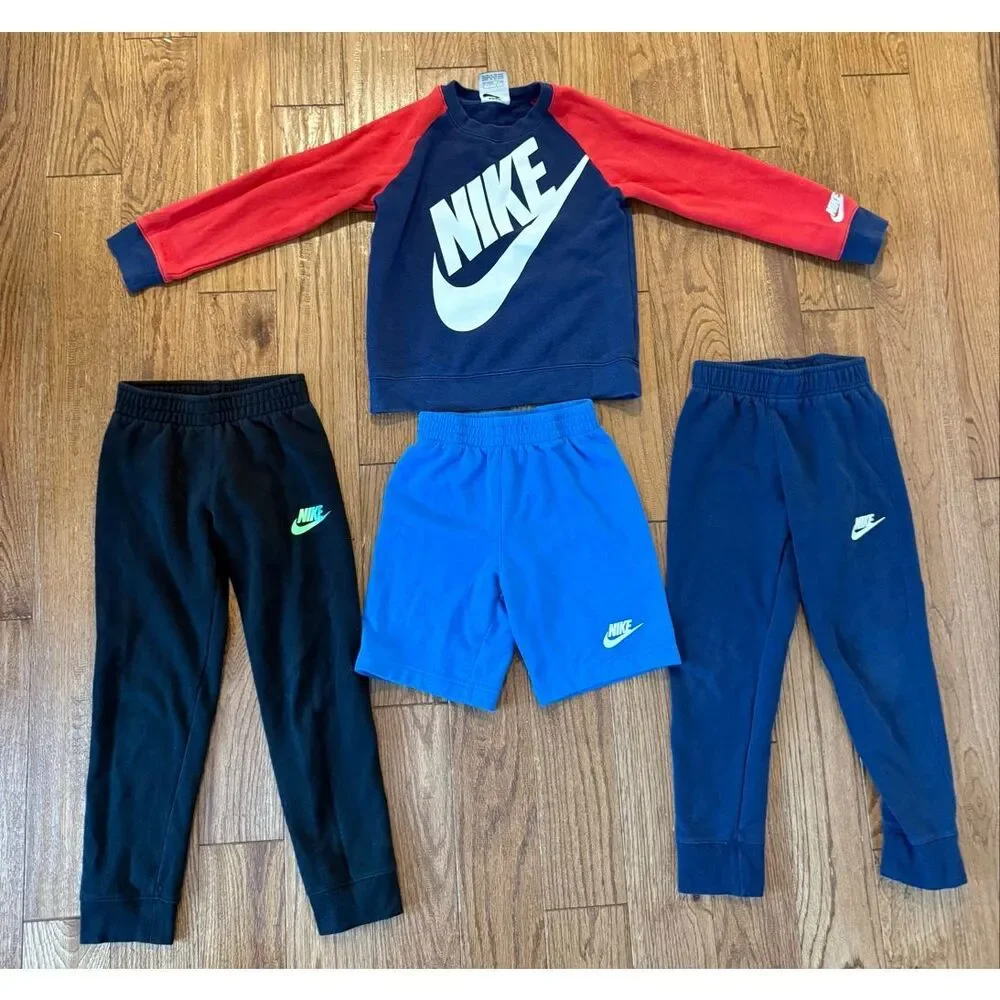 Nike boys sweatshirt pant and short bundle size 7 - Picture 2 of 11